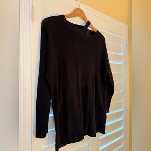 Halogen Black Knit Sweater